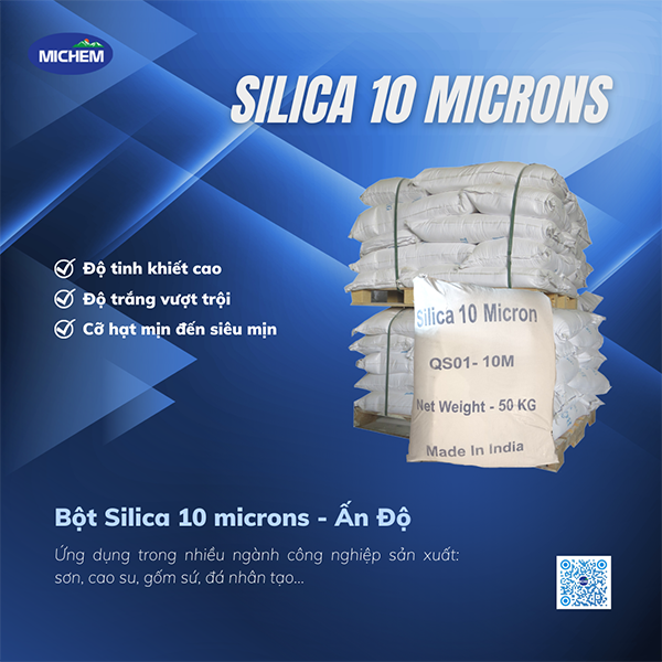 Silica 10 Microns - Hoá Chất Michem - Công Ty CP Michem Việt Nam